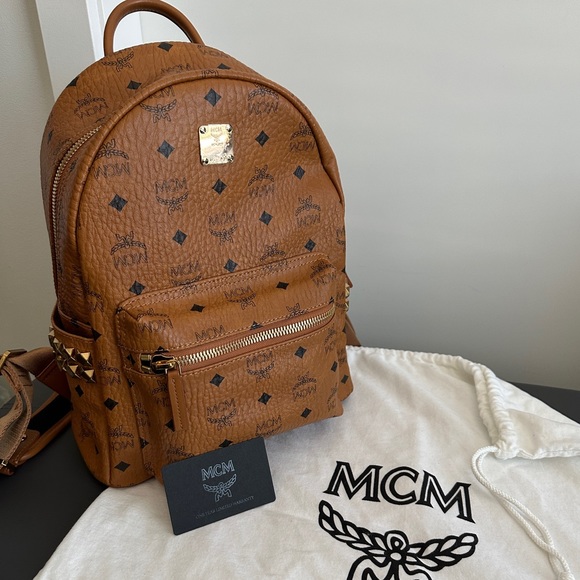 MCM Handbags - MCM Studs Backpack Visetos